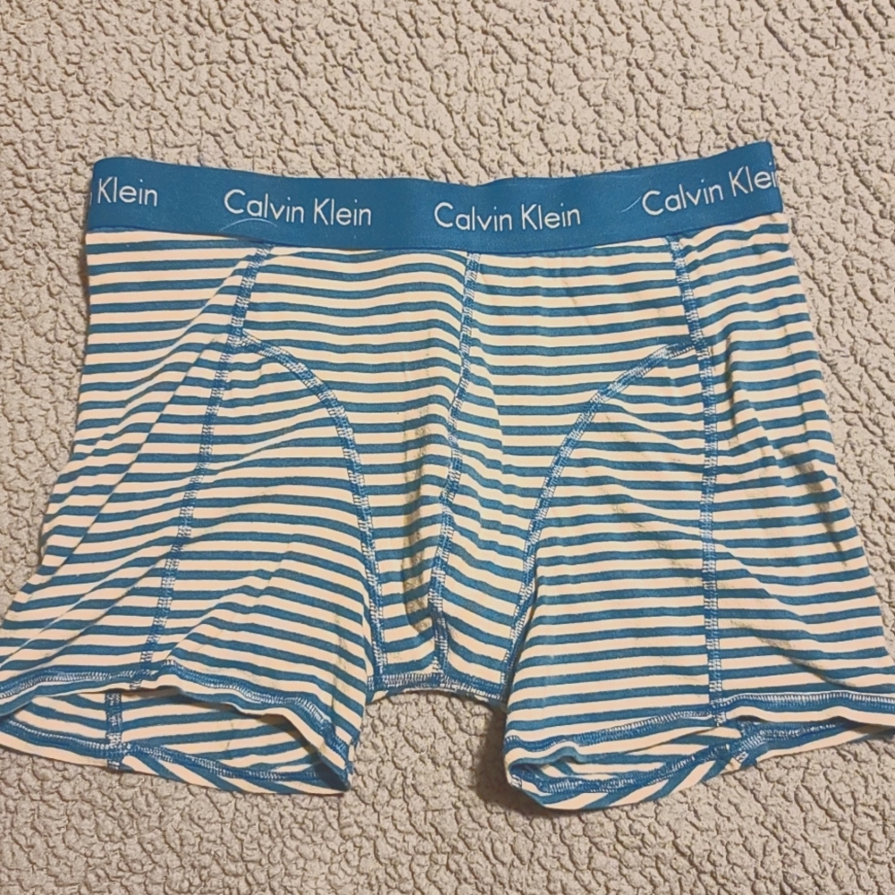 Calvin Klein Blue & Grey Striped